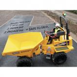 6T Powerswivel Skip 4x4 Site Dumper