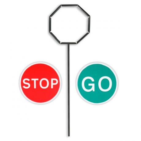 Stopgo lollipop sign